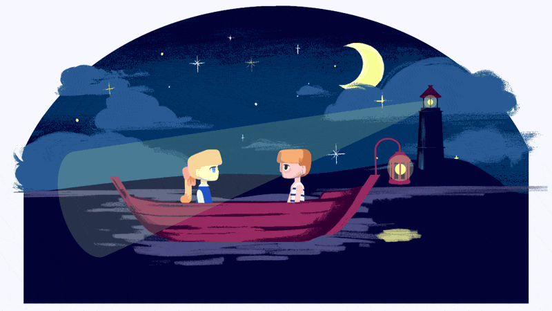 Third looping animation vignette